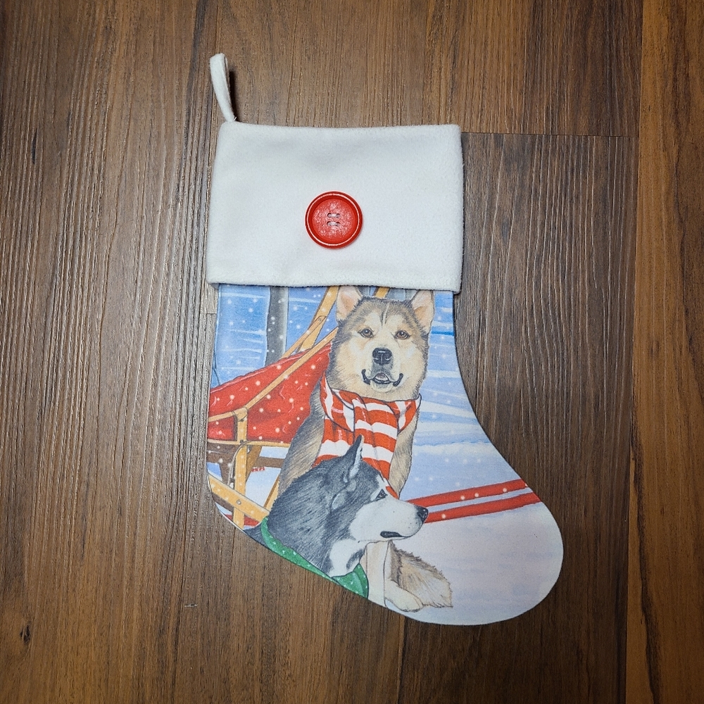 Husky Christmas Stocking